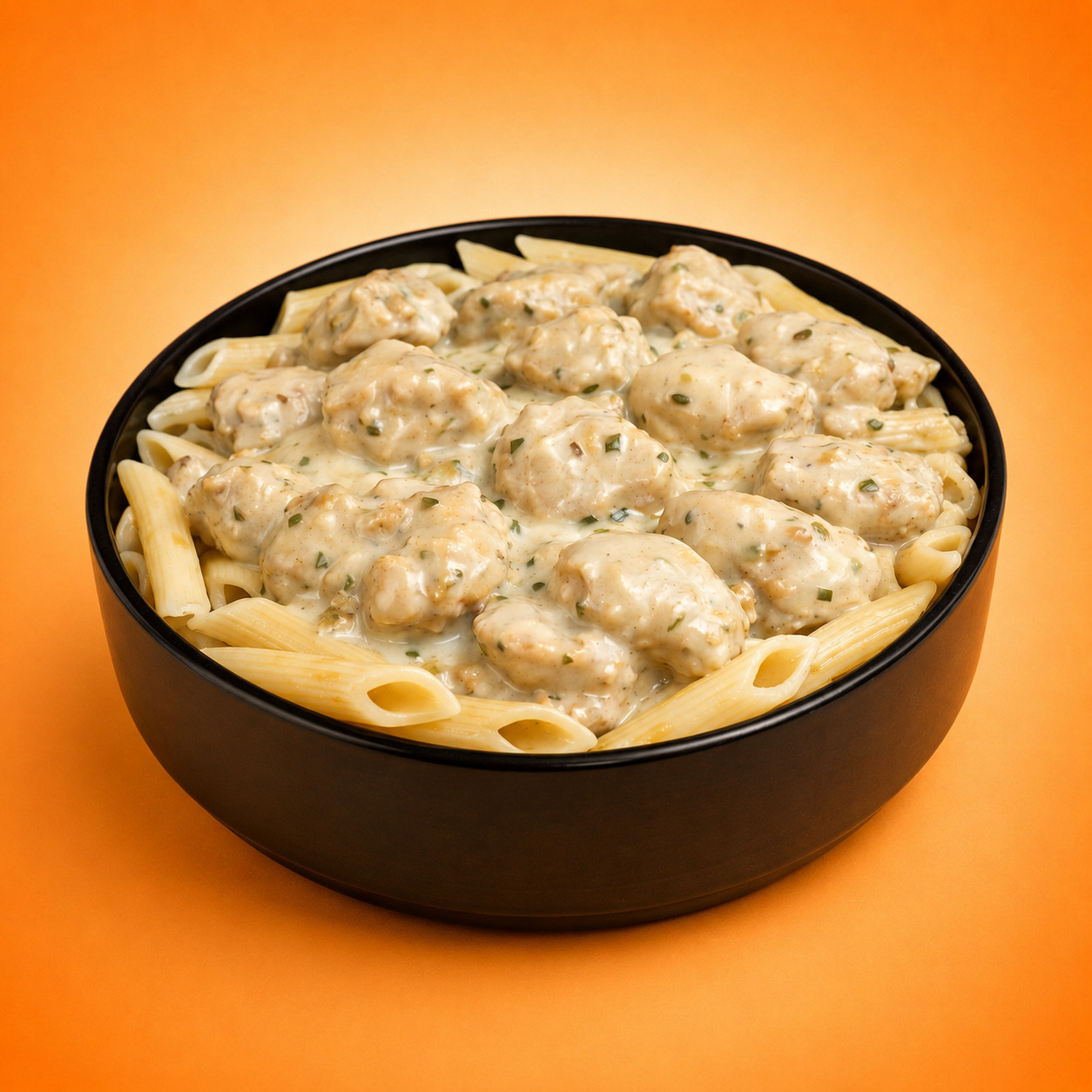 Vegan Dağ Kekikli Bademli Soslu Makarna