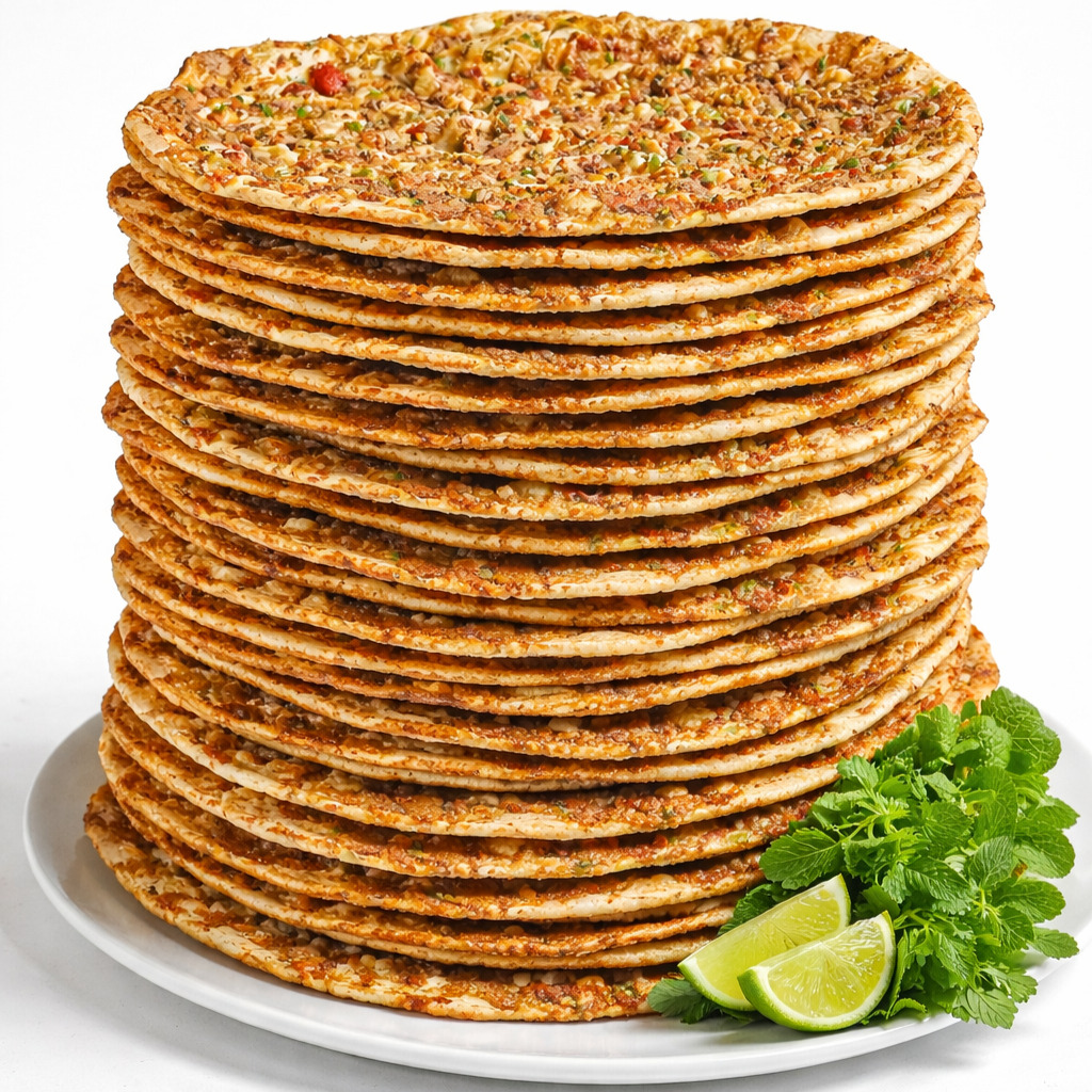 10 Lahmacun + (1 lt) Ayran Veya Cola