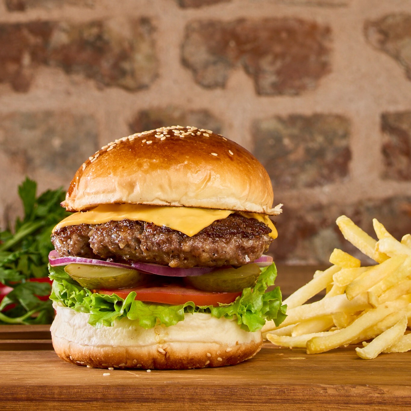 Cheese Burger (130 Gr)