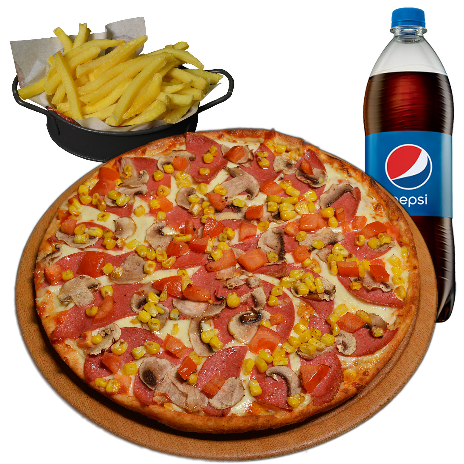 Salamlı Pizza (Orta) Menü