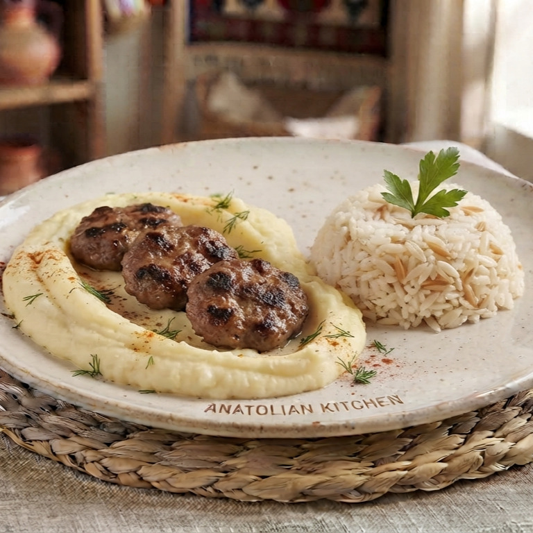 Anadolu Mutfağından Izgara Köfte & Pirinç Pilavı