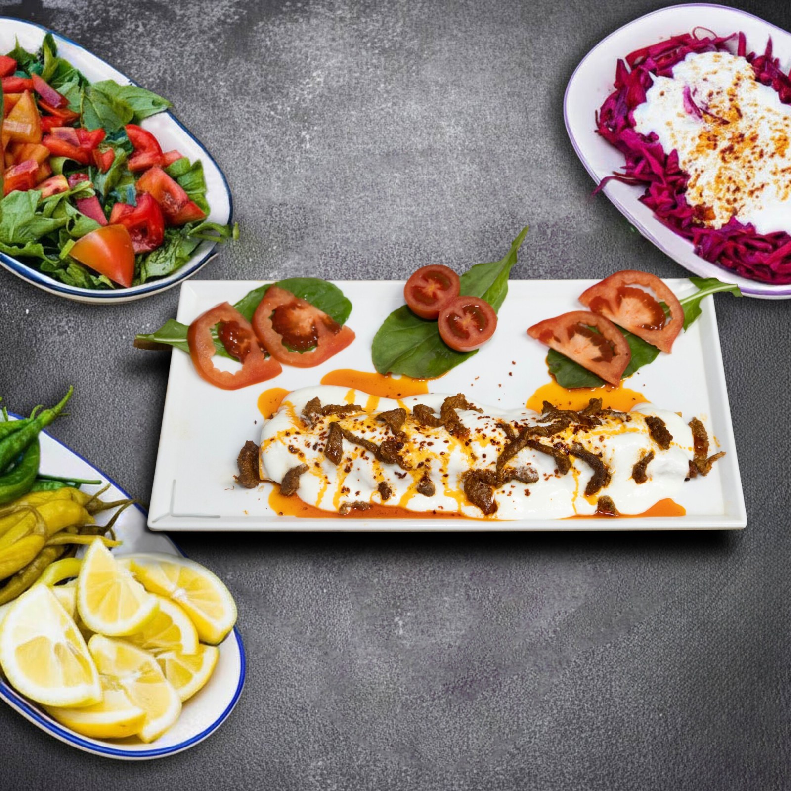 Yoğurtlu Et Tantuni