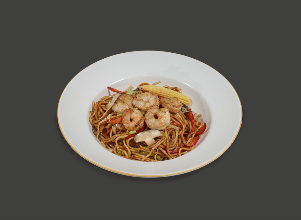 Karidesli Noodle