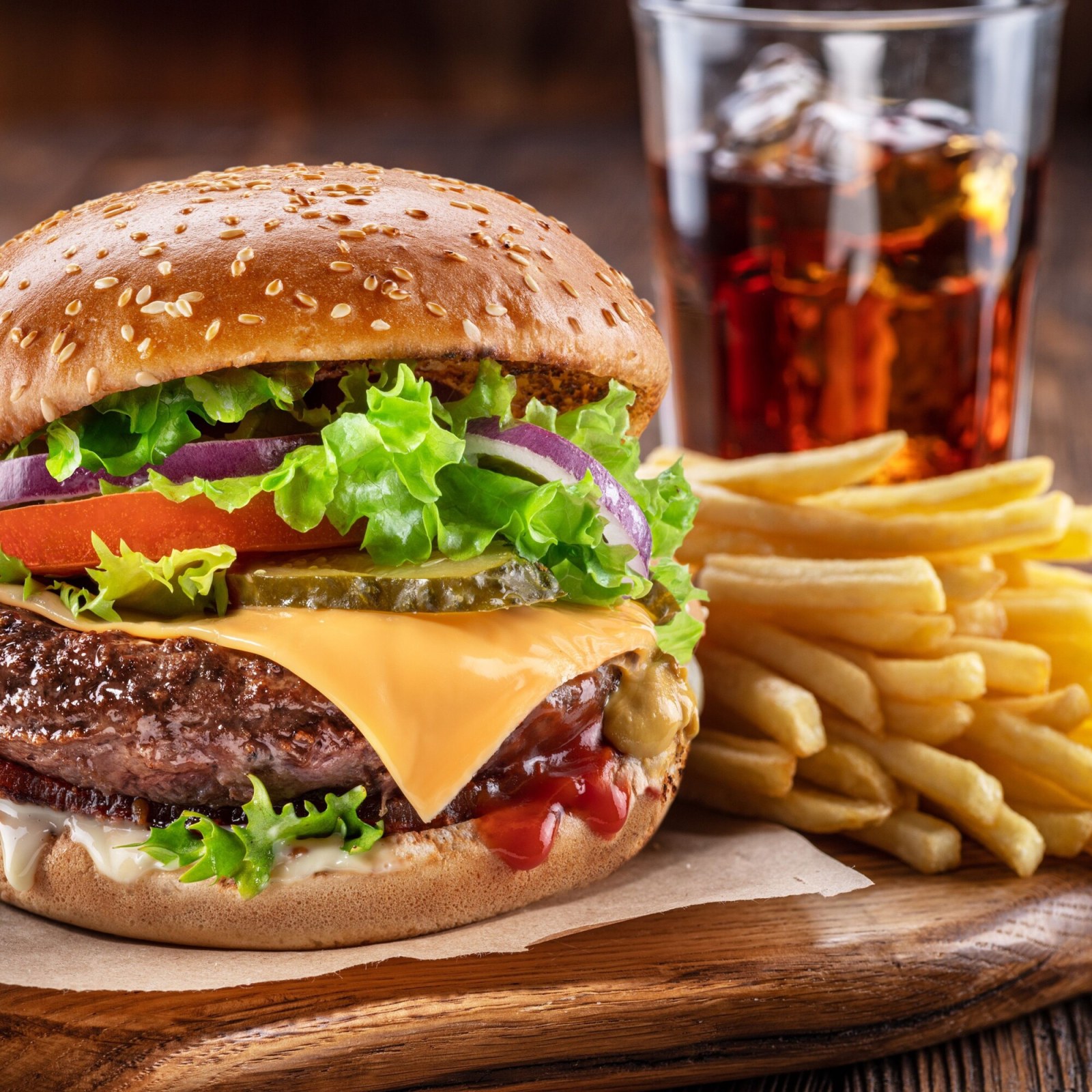 Cheese Burger Menü