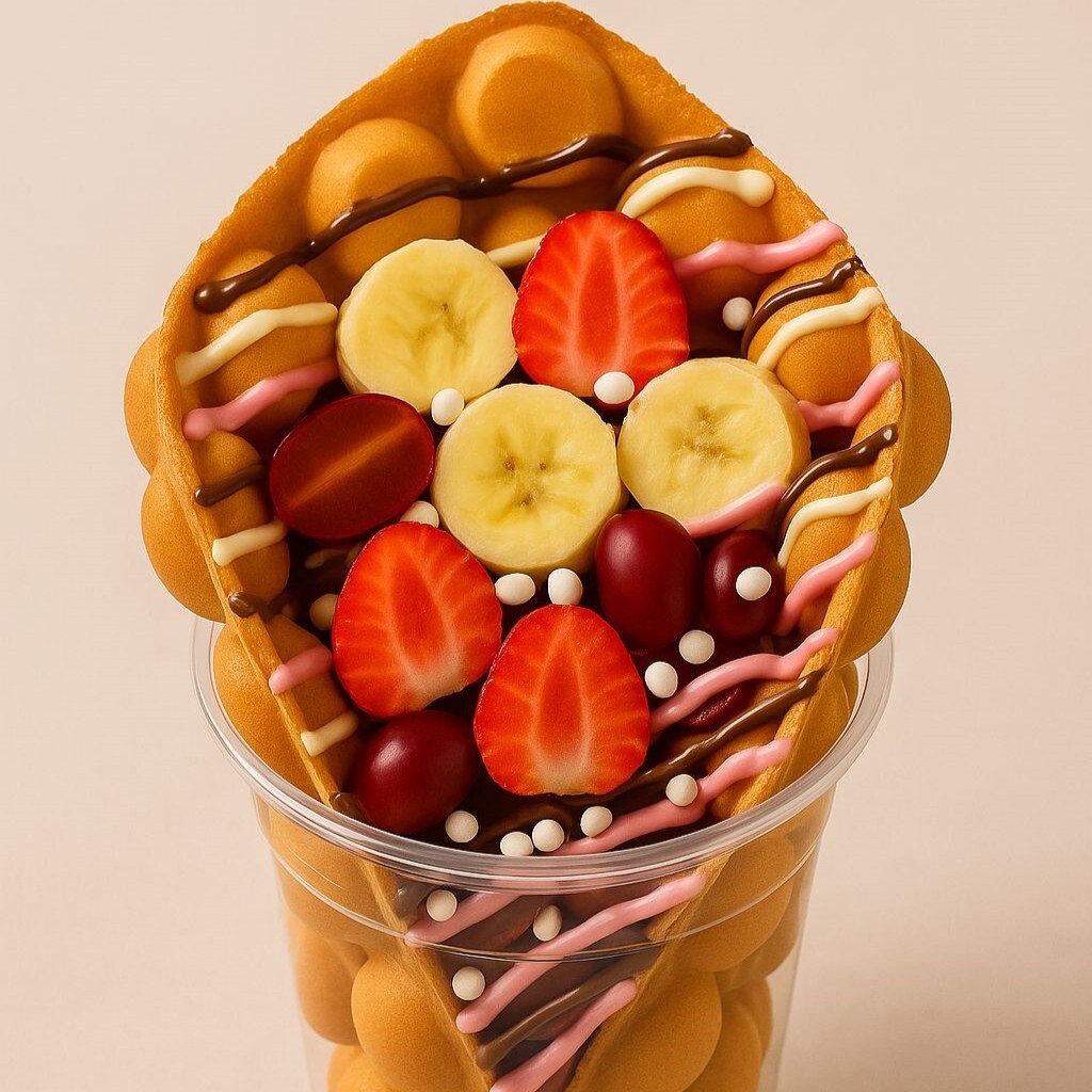 Burst Bubble Waffle (Bardakta)