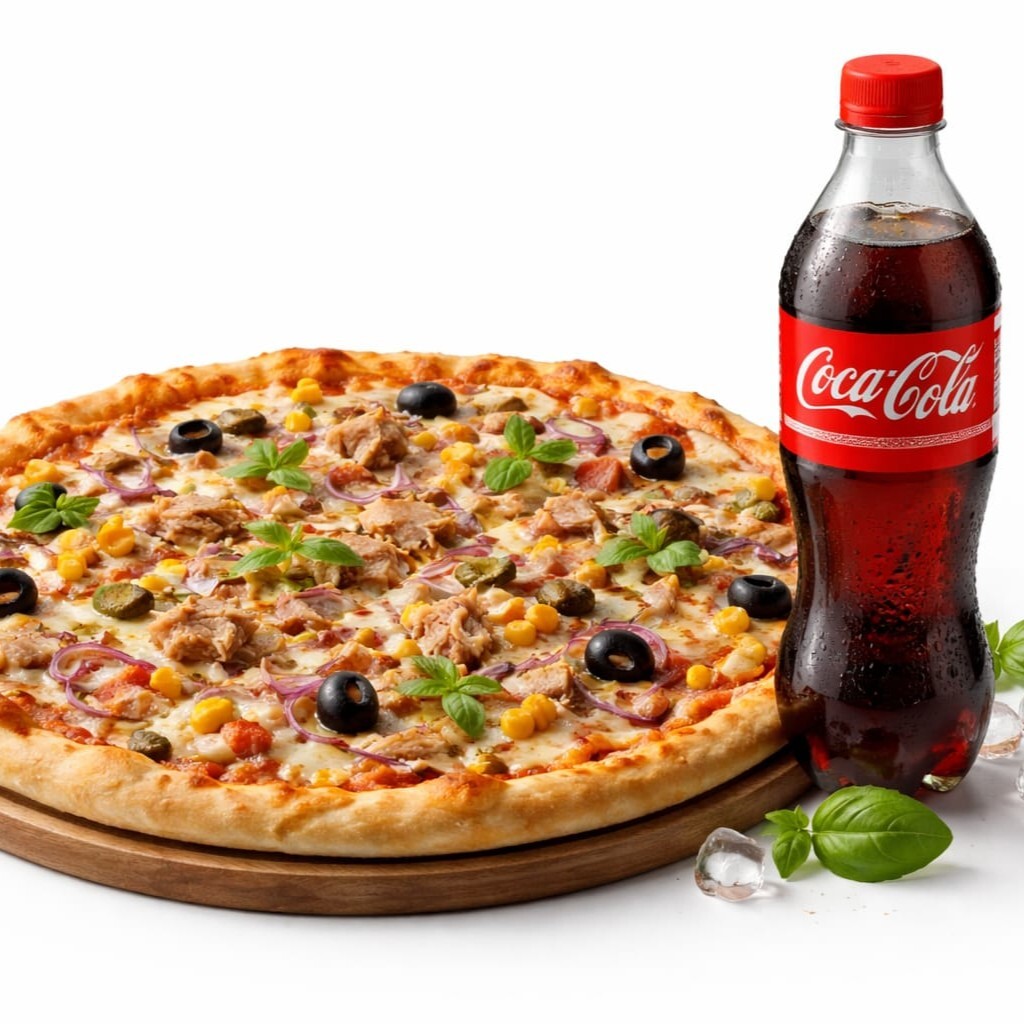 Ton Balıklı Pizza Menü