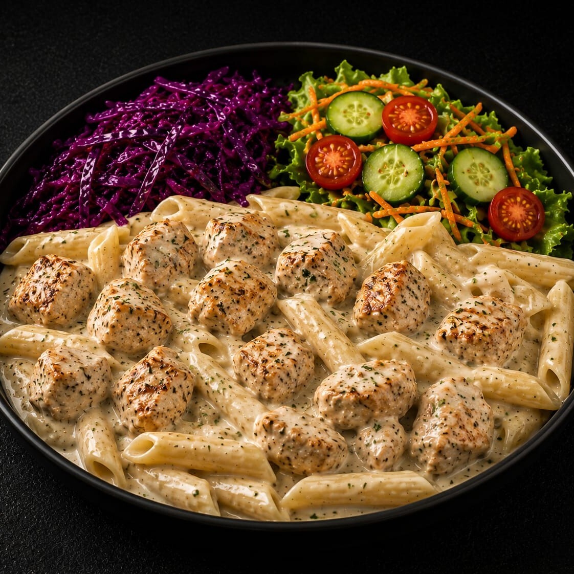 Kremalı Tavuklu Penne