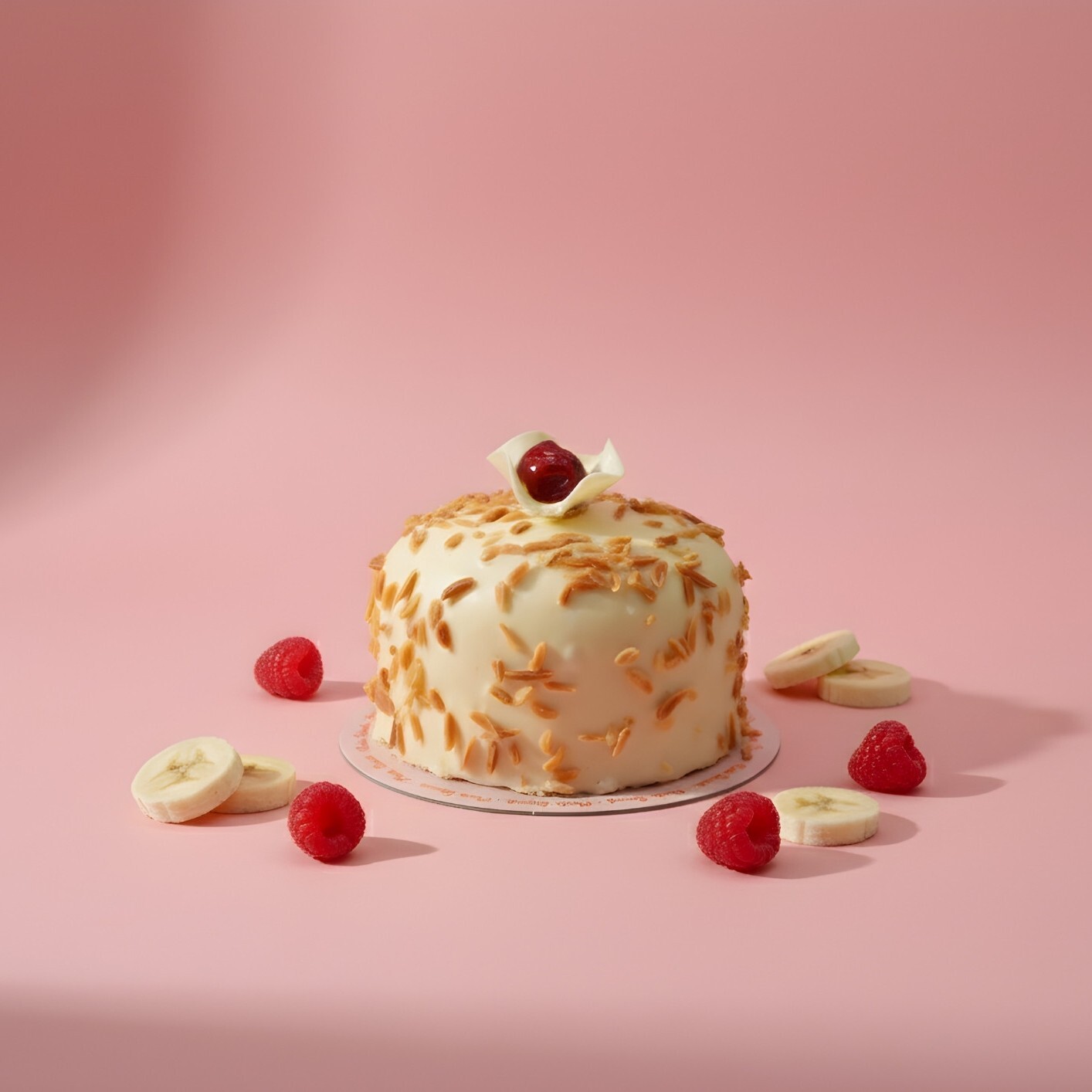 Muzlu Frambuazlı Pasta (4-6 Kişilik)