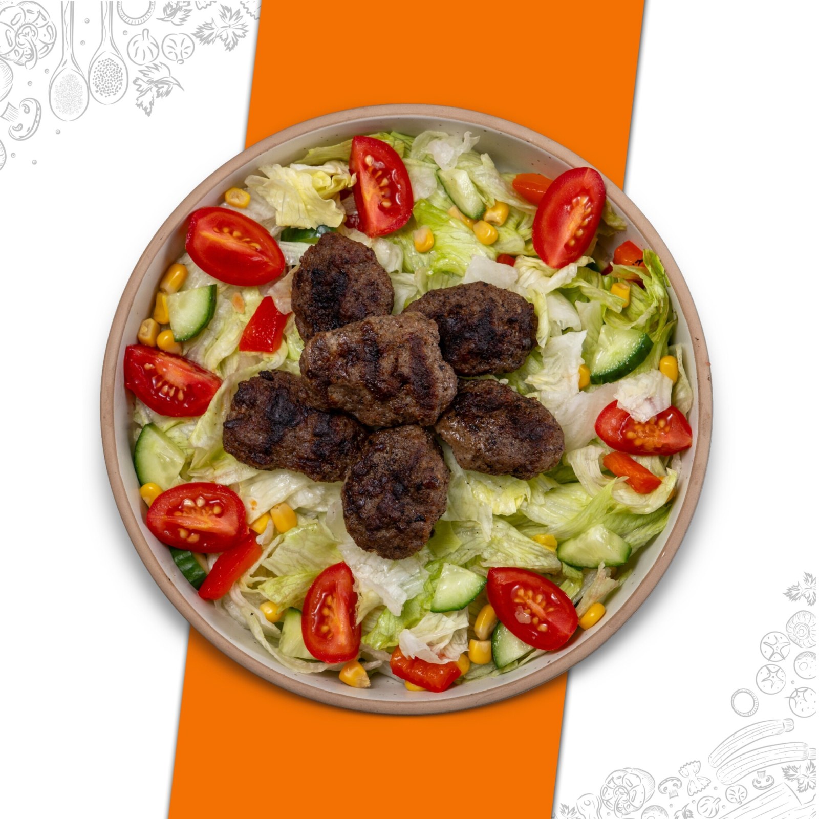 Köfteli Salata