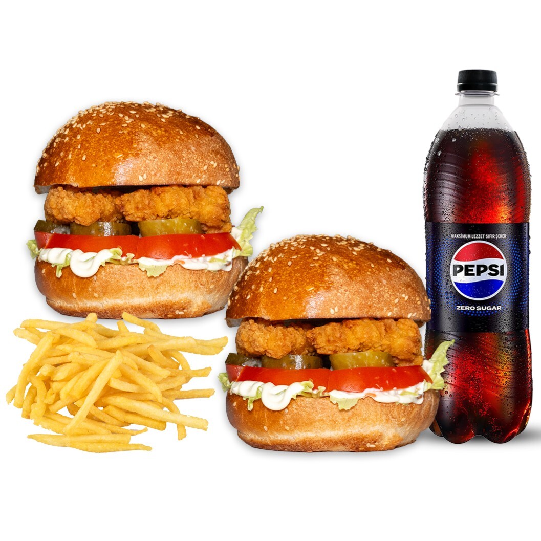2'li İso Tenders Burger Menü