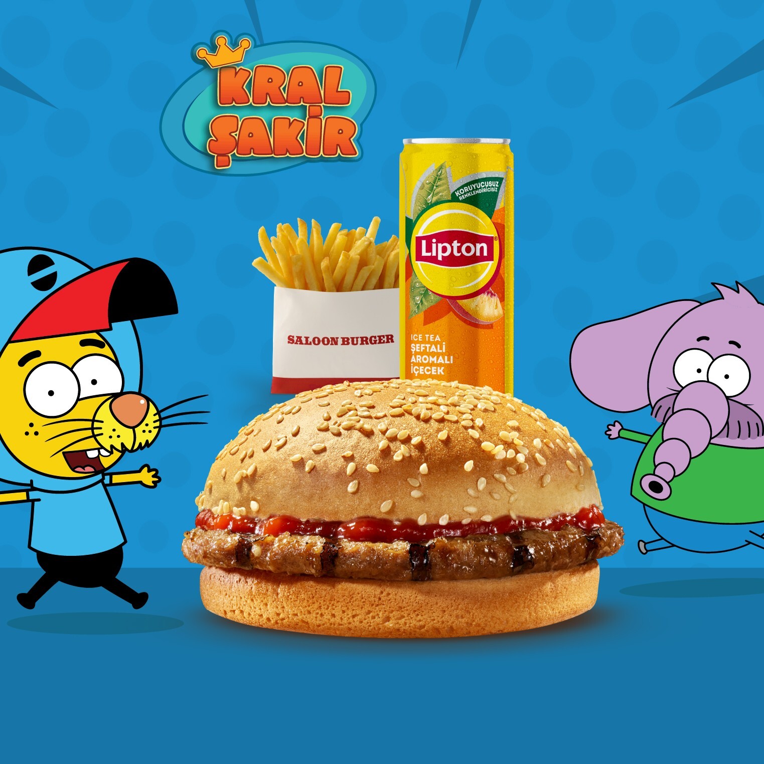Çocuk Et Burger Menü