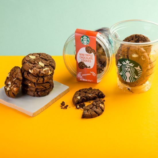 Mini Triple Chocolate Cookies