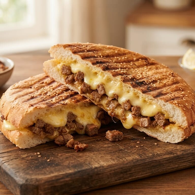 Bz Kavurmalı Kaşarlı Tost [Tostlab Beef]