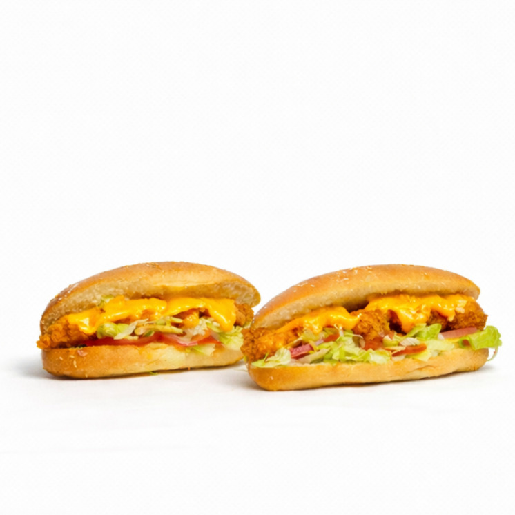 2'Li Cheddarlı Cajun Sandviç