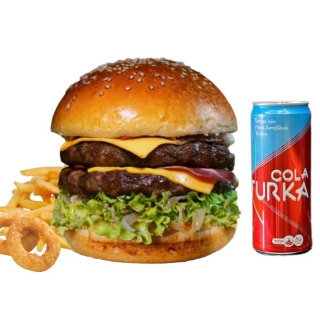 Double Burger Menü