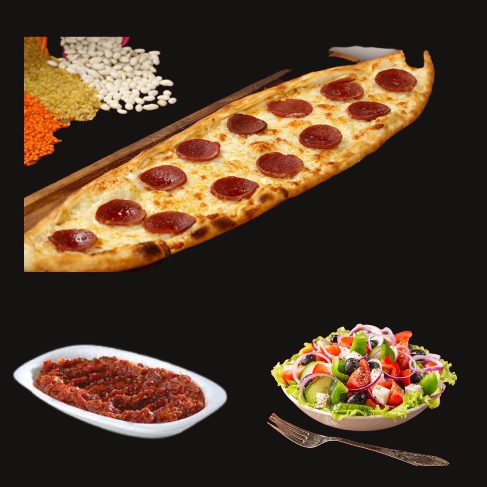 Sucuklu Pide