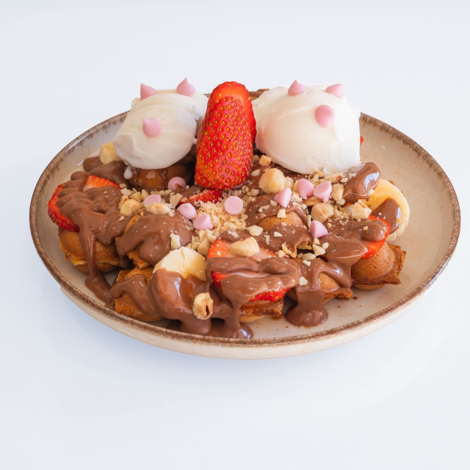 Ice Cream Bubble Waffle
