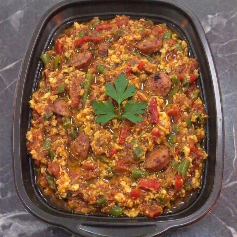 SOSİSLİ MENEMEN 'soğansız'