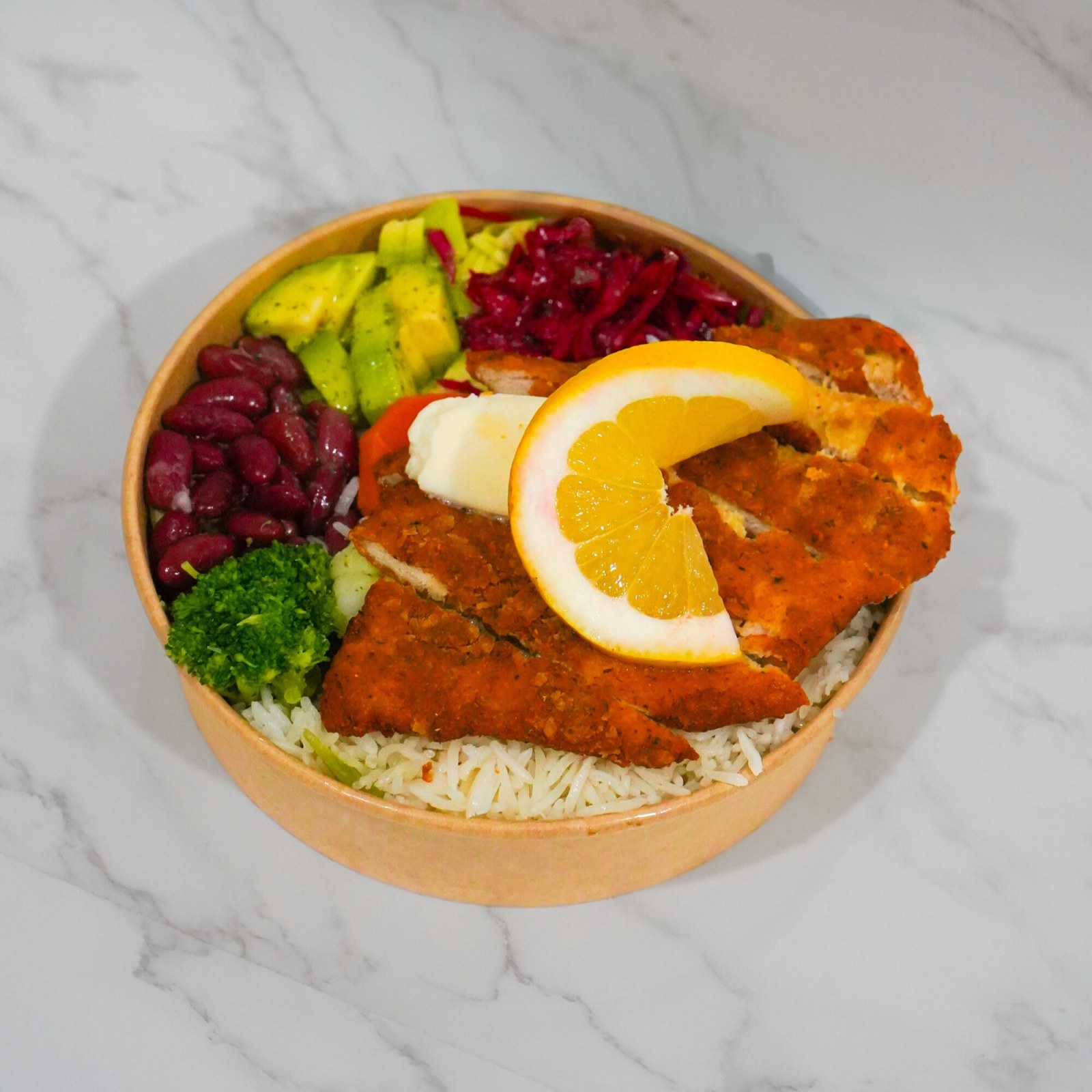 Chicken Schnitzel / Tavuk Schnitzel Bowl