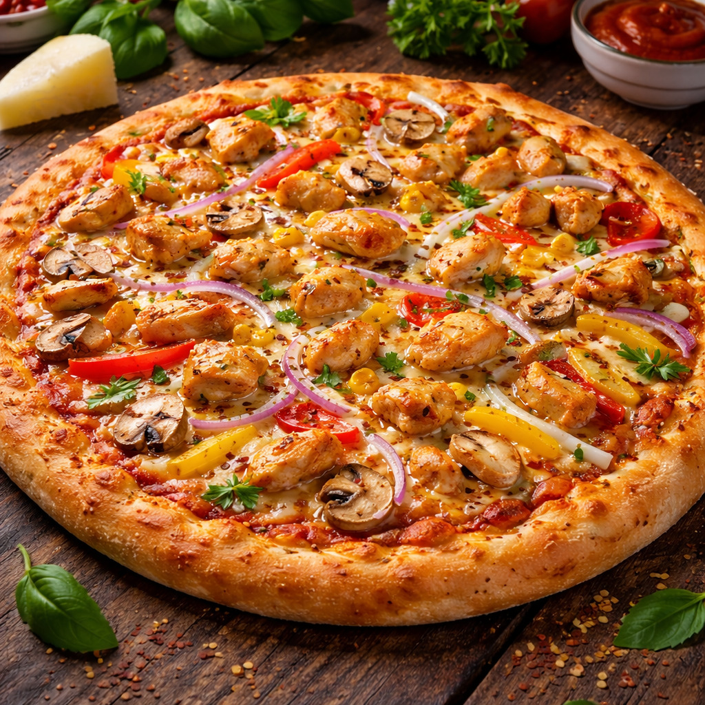 Tavuklu Pizza [Jumbo]