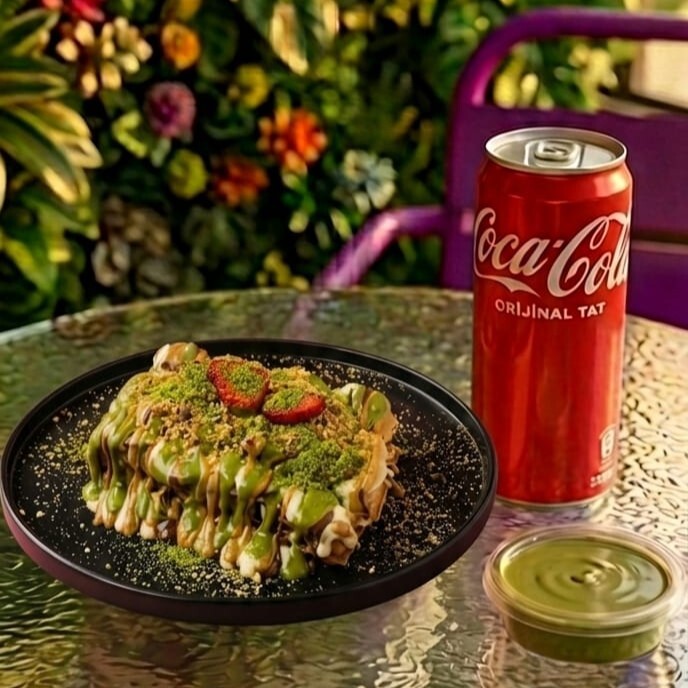 Special Waffle + Coca Cola + Ekstra Sos Menüsü