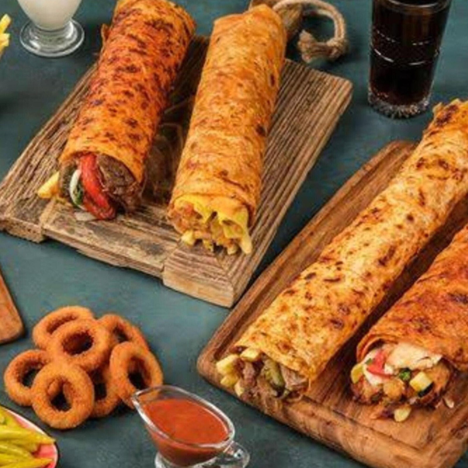 Taş Fırında Kızartılmış Özel Soslu Zurna Dürüm (120 Gr)