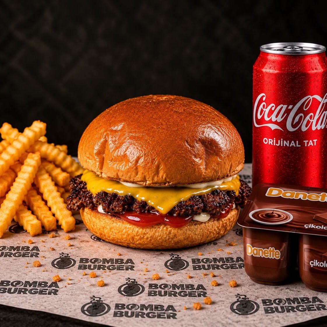 Cheese Burger Ekonomik Menü