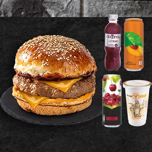 Tek Köfte Burger Menü