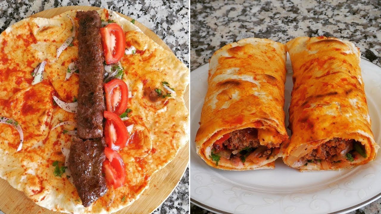 Acılı Köfte Dürüm + { Ayran }