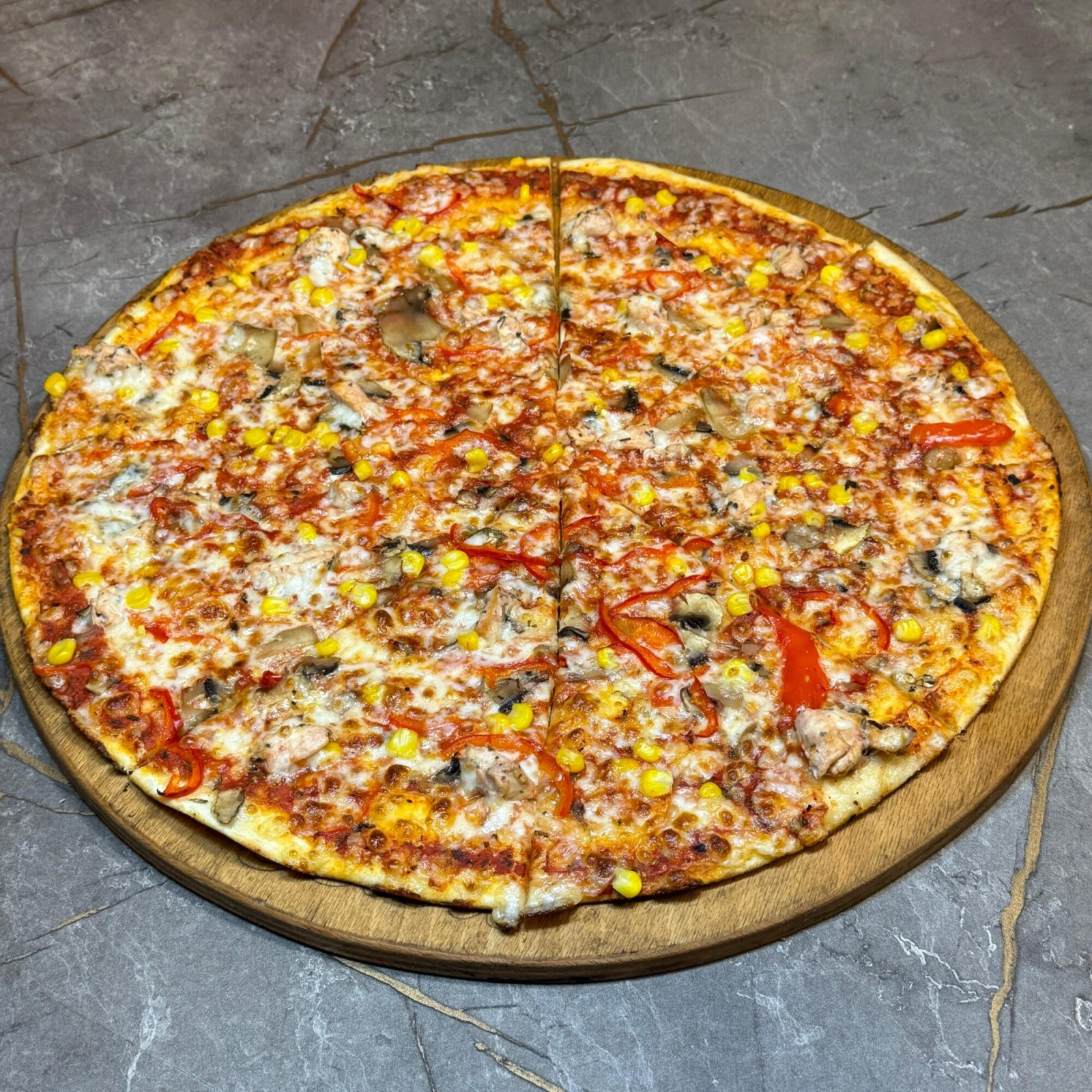 Chicken Mushroom (22 cm.)