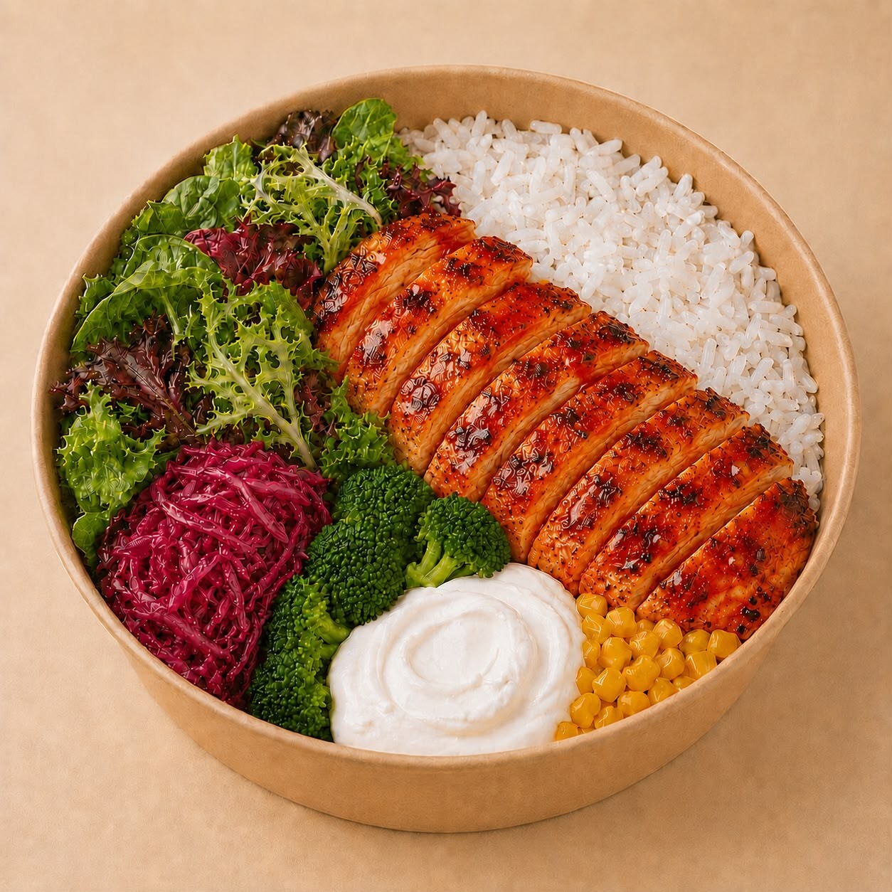 Sweet Heat (Sweet Chili Soslu Tavuk Bowl)