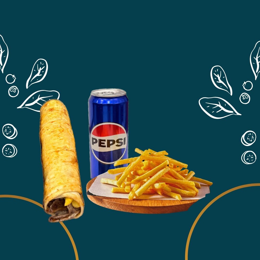 Et Dürüm (85 g) (Medium) Menü