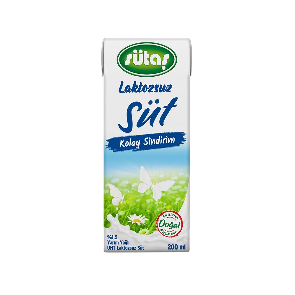 Laktozsuz Süt 200 ml