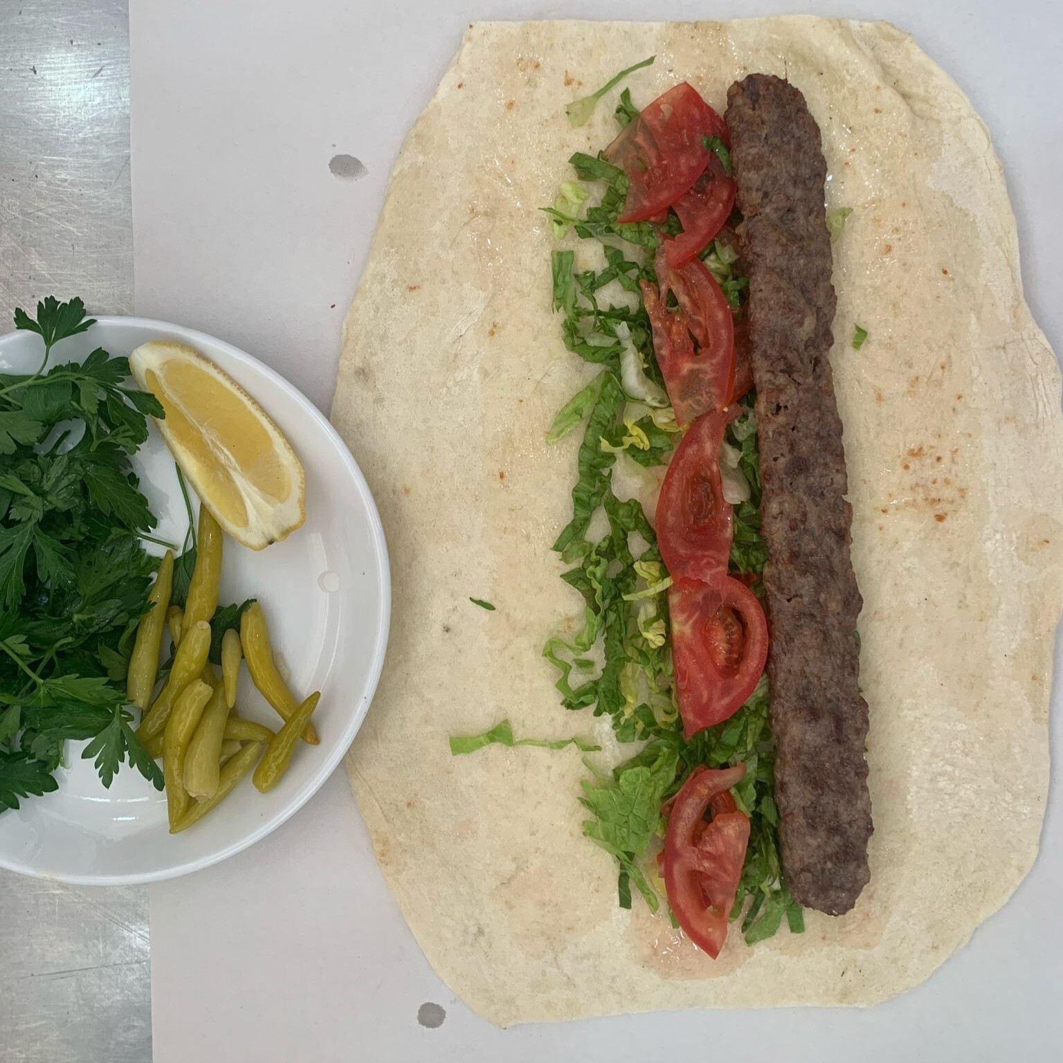 Sade Kıyma Dürüm (Zırh kıyması)