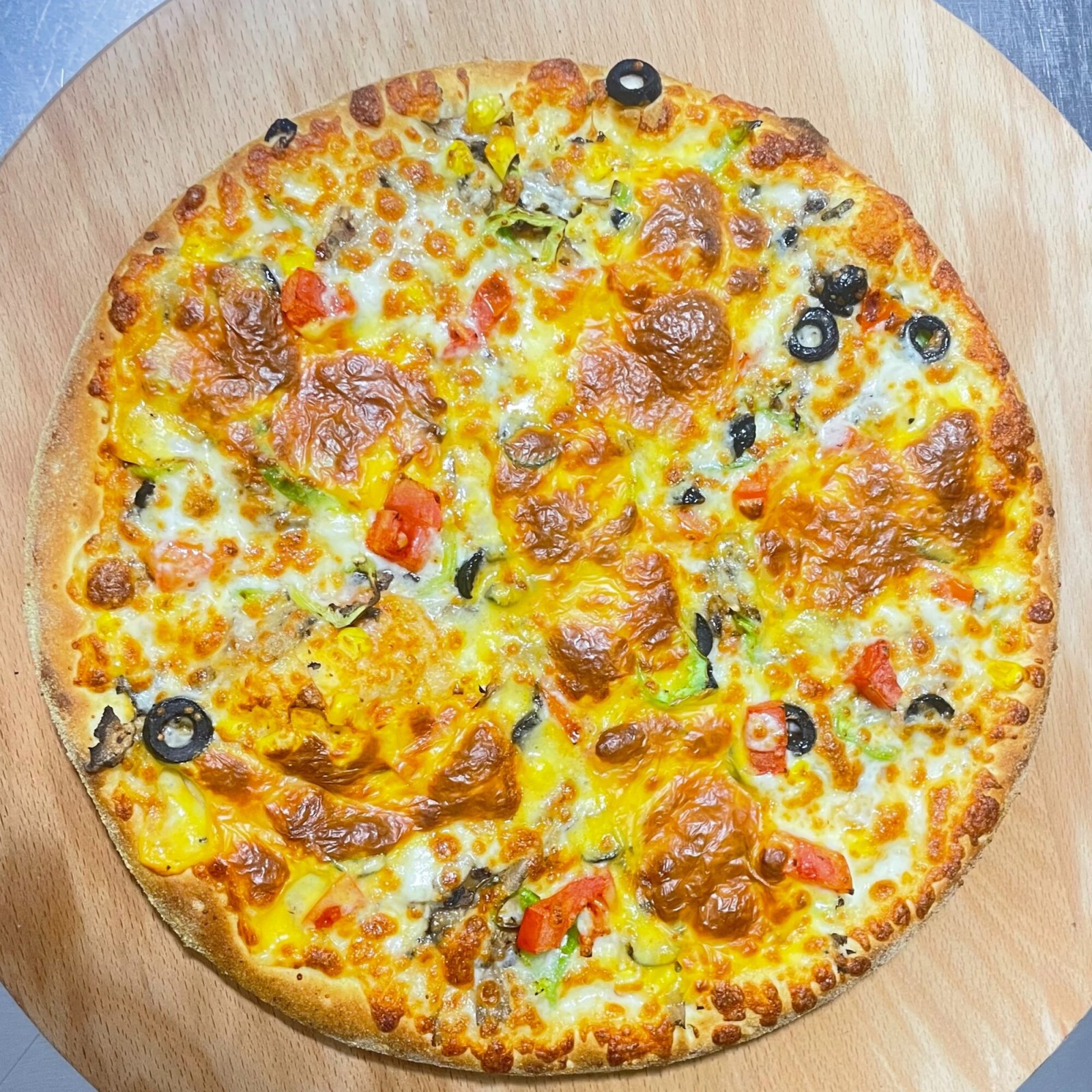 Cheddarlı Sebzeli Büyük 33 cm 8 dilim