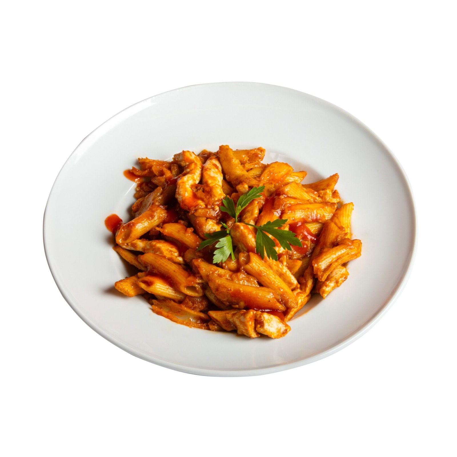 Peri Peri Soslu Makarna Tavuklu