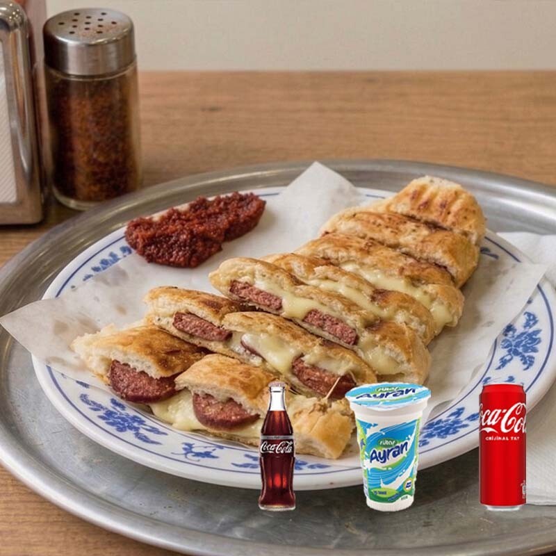 Karışık Yarım Tost Ev Yapımı Menü