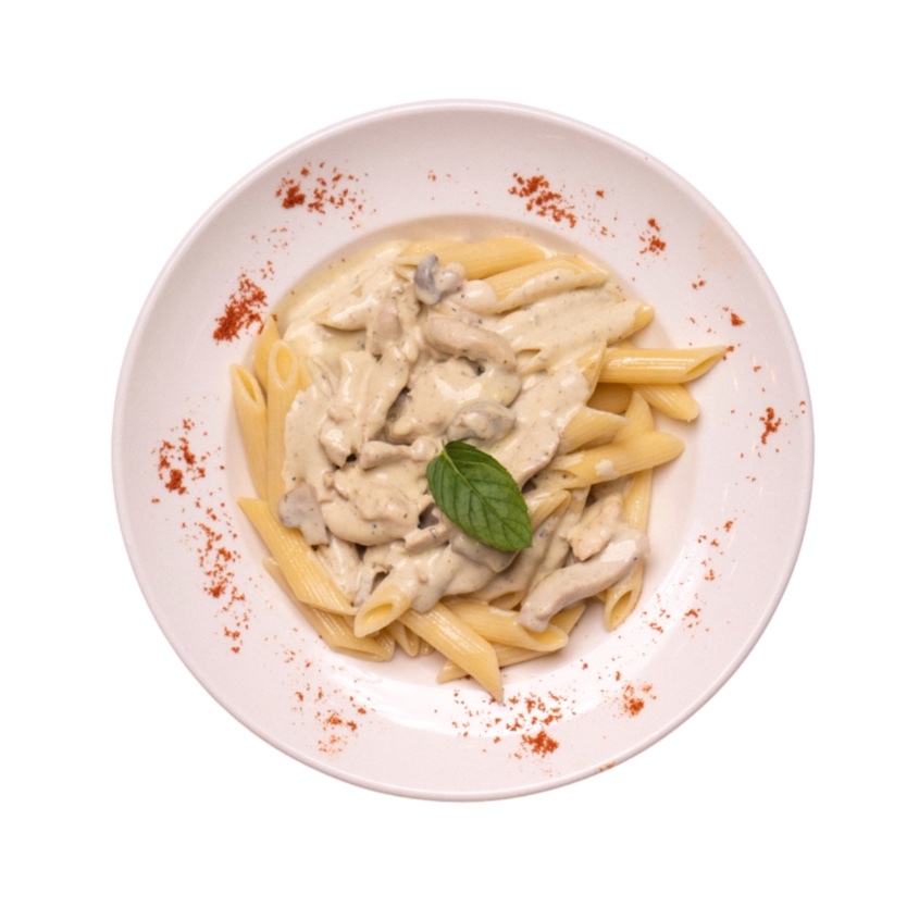 Köri Soslu Penne Makarna