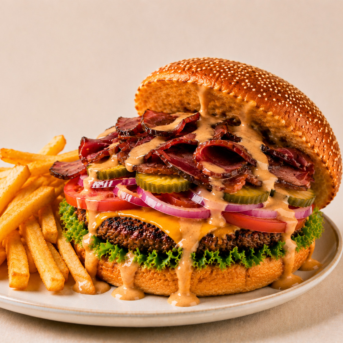 Pastırmalı Burger