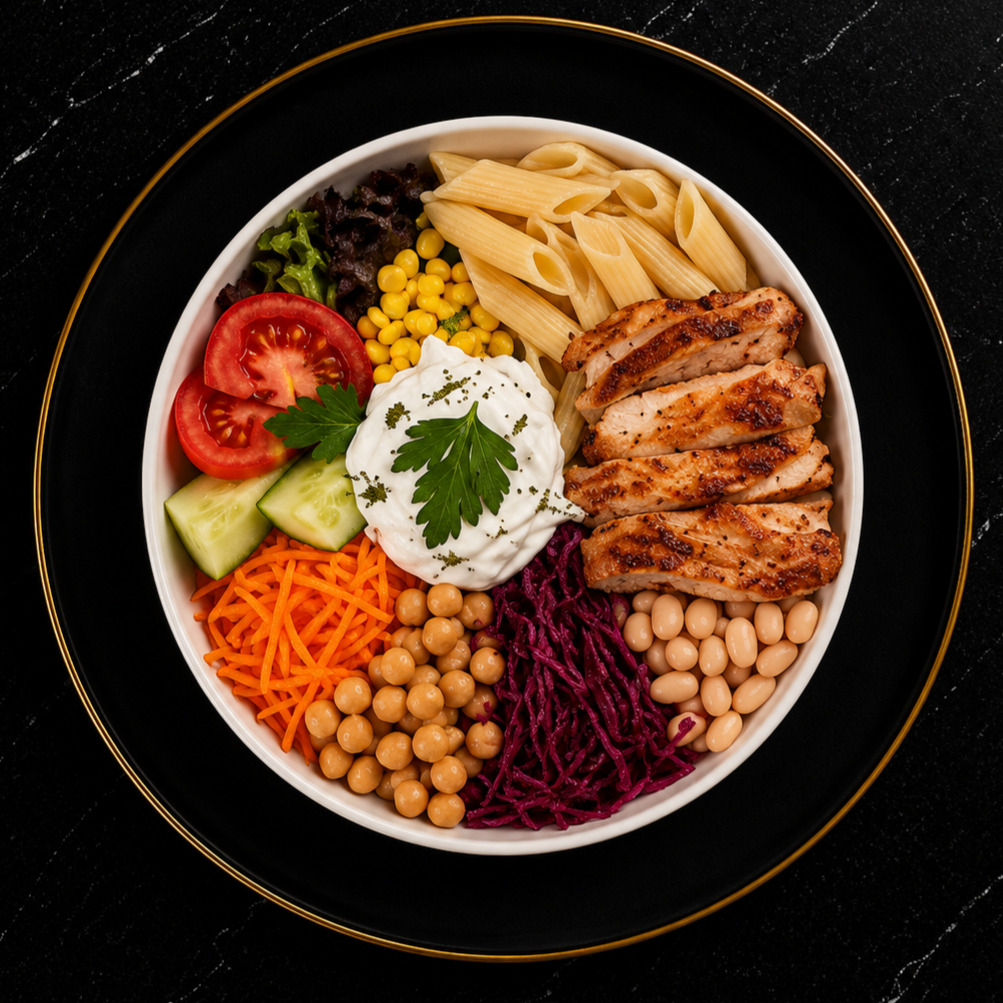 Izgara Tavuk & Penne Bowl