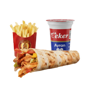 Tavuk Döner Dürüm Menü (150 gr)