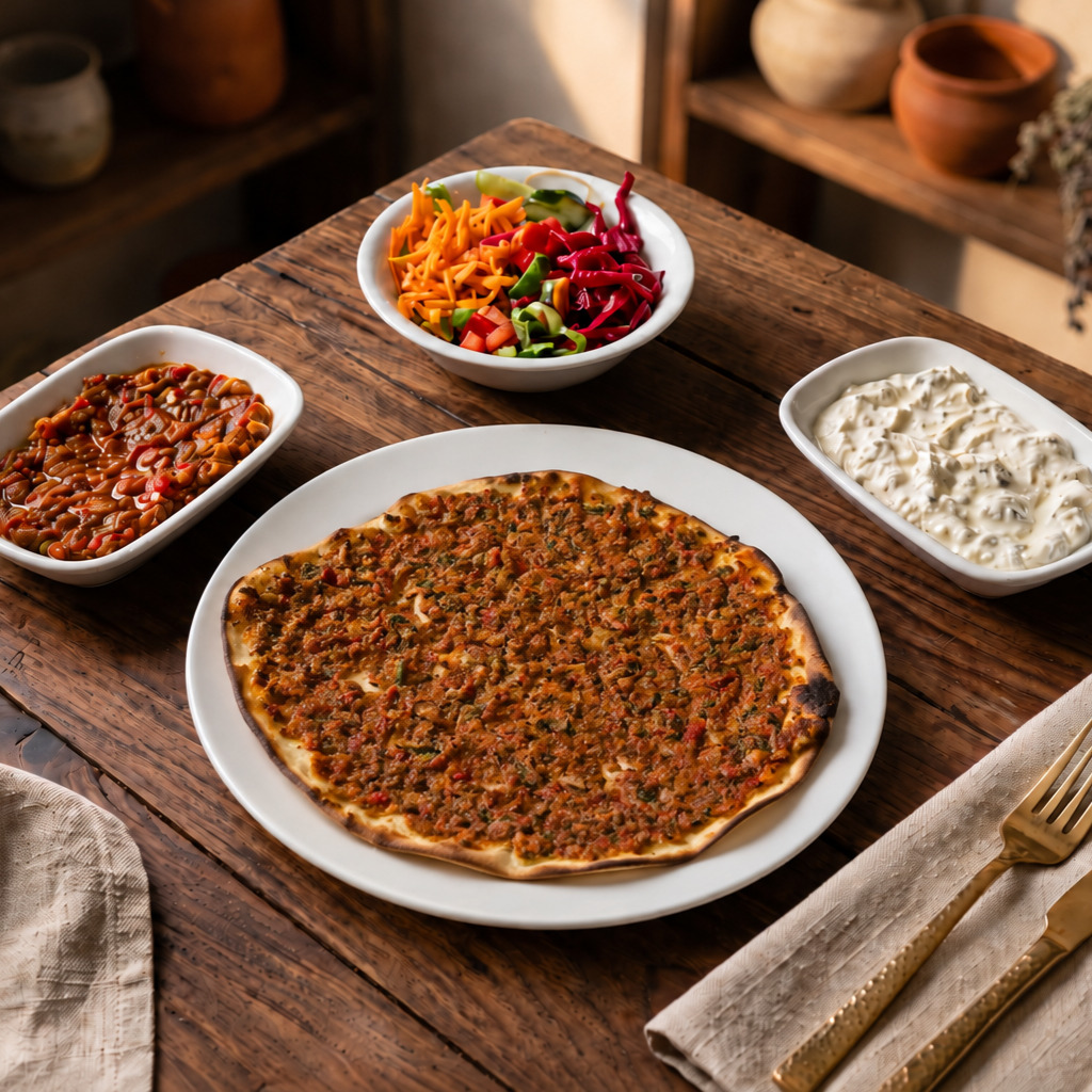 Antep Usulü Fındık Lahmacun