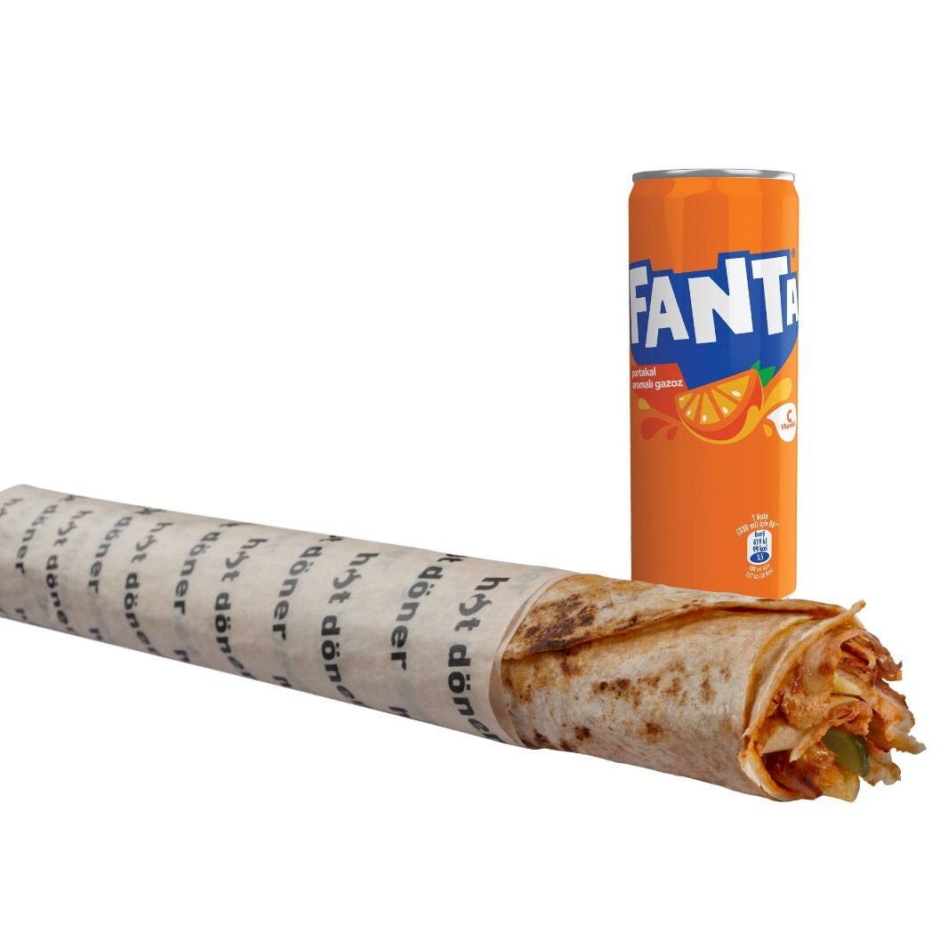 Tavuk Maxi Dürüm (45 cm.) + Fanta 330 ml.