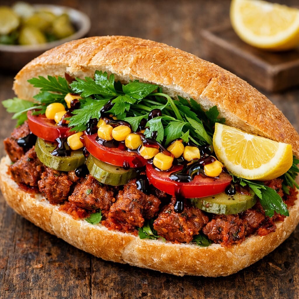 Yarım Ekmek Arası Çiğ Köfte Menü