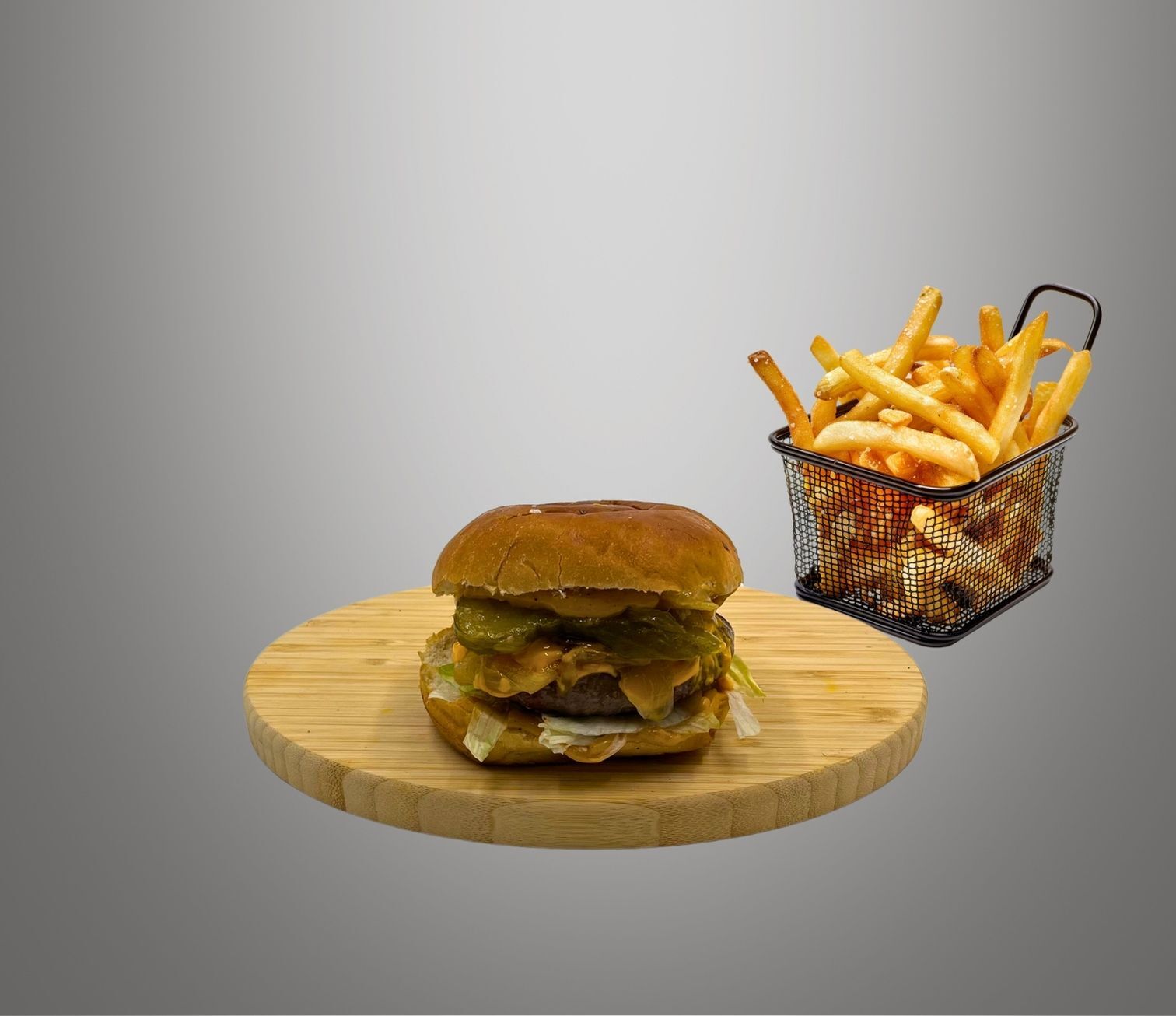 Cheese Burger Menü
