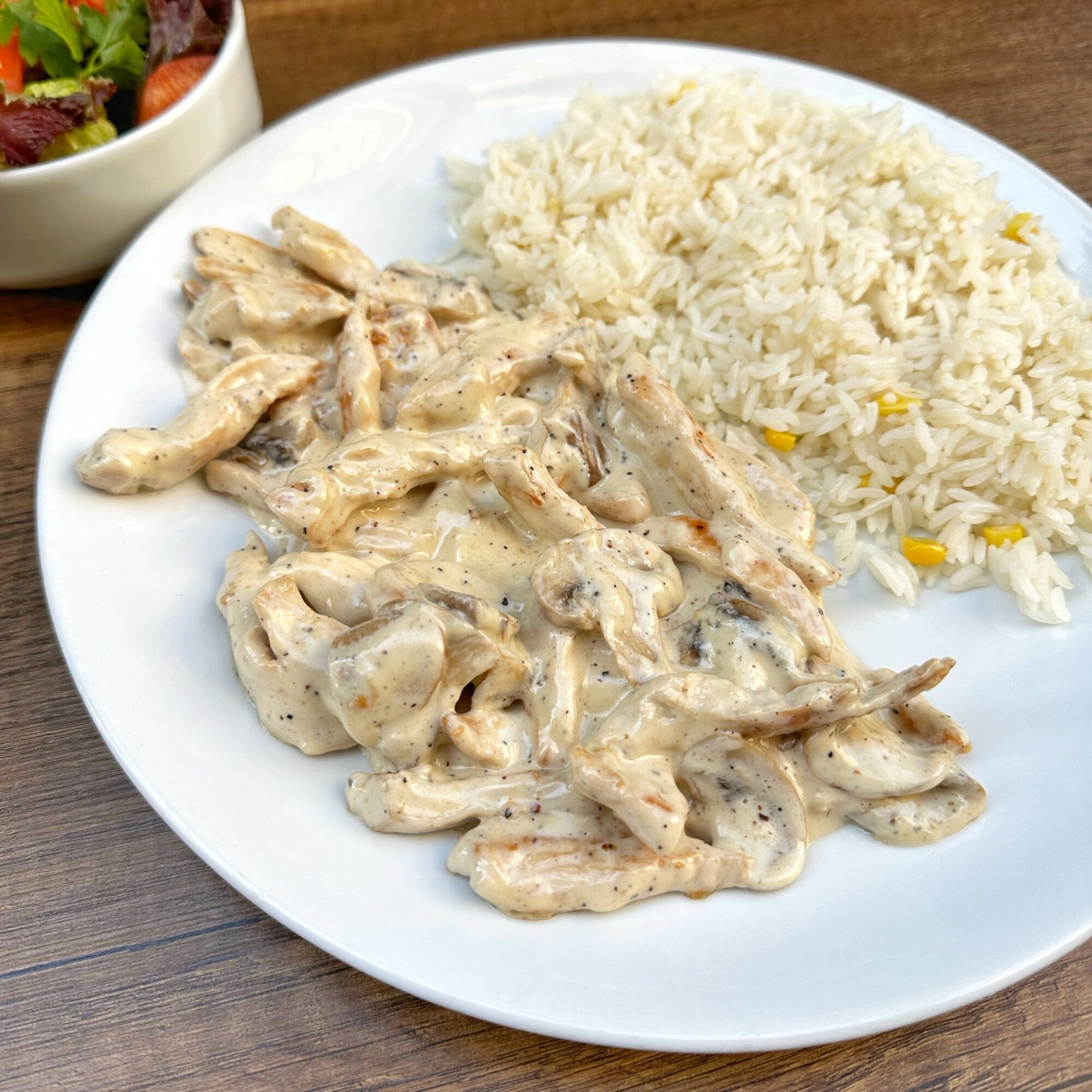 Kremalı Mantarlı Tavuk