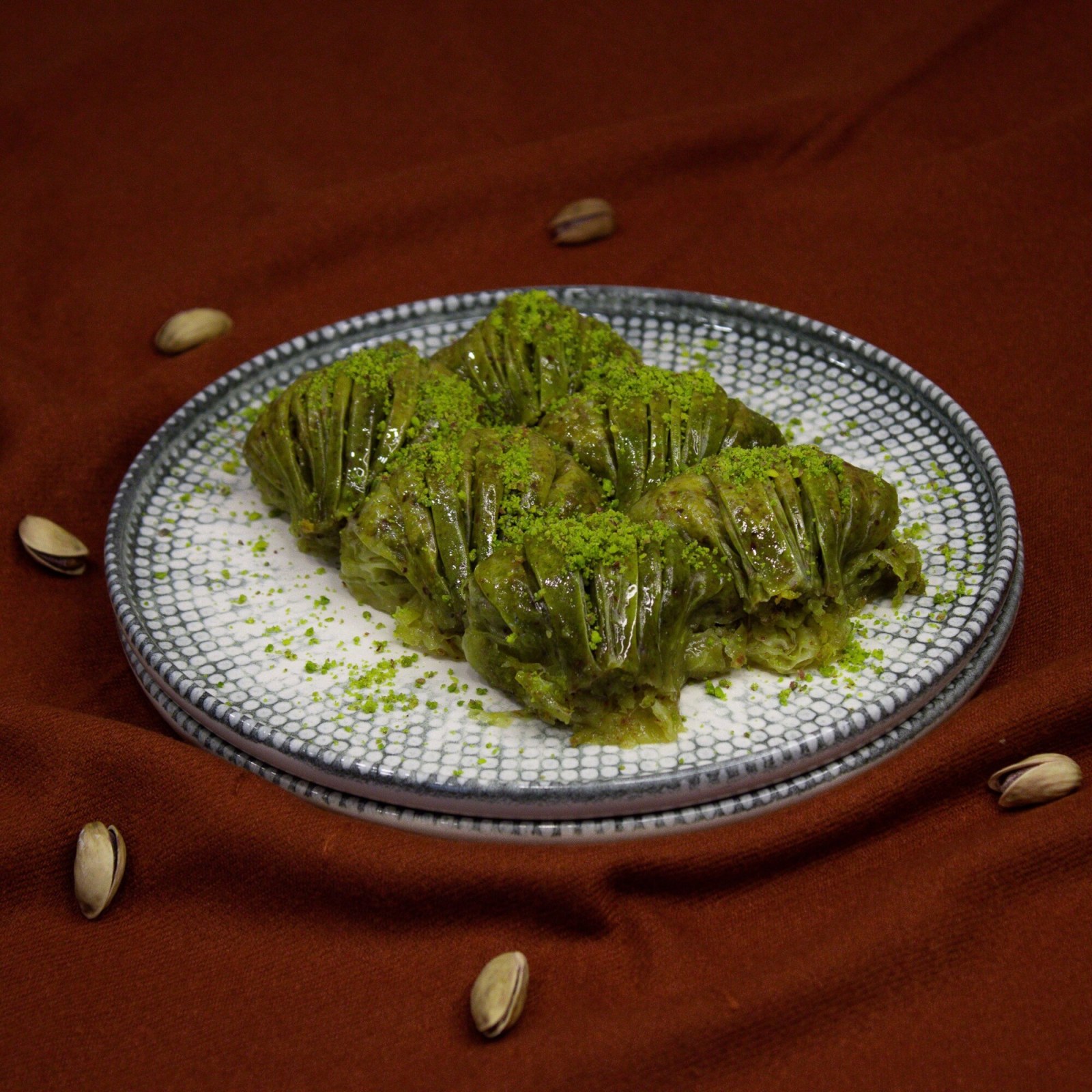 Antep Fıstıklı Yeşil Midye (1 kg)