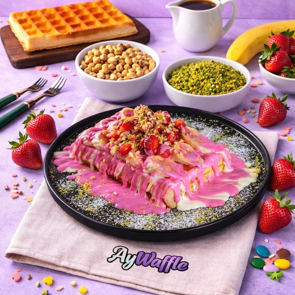 Pink Waffle