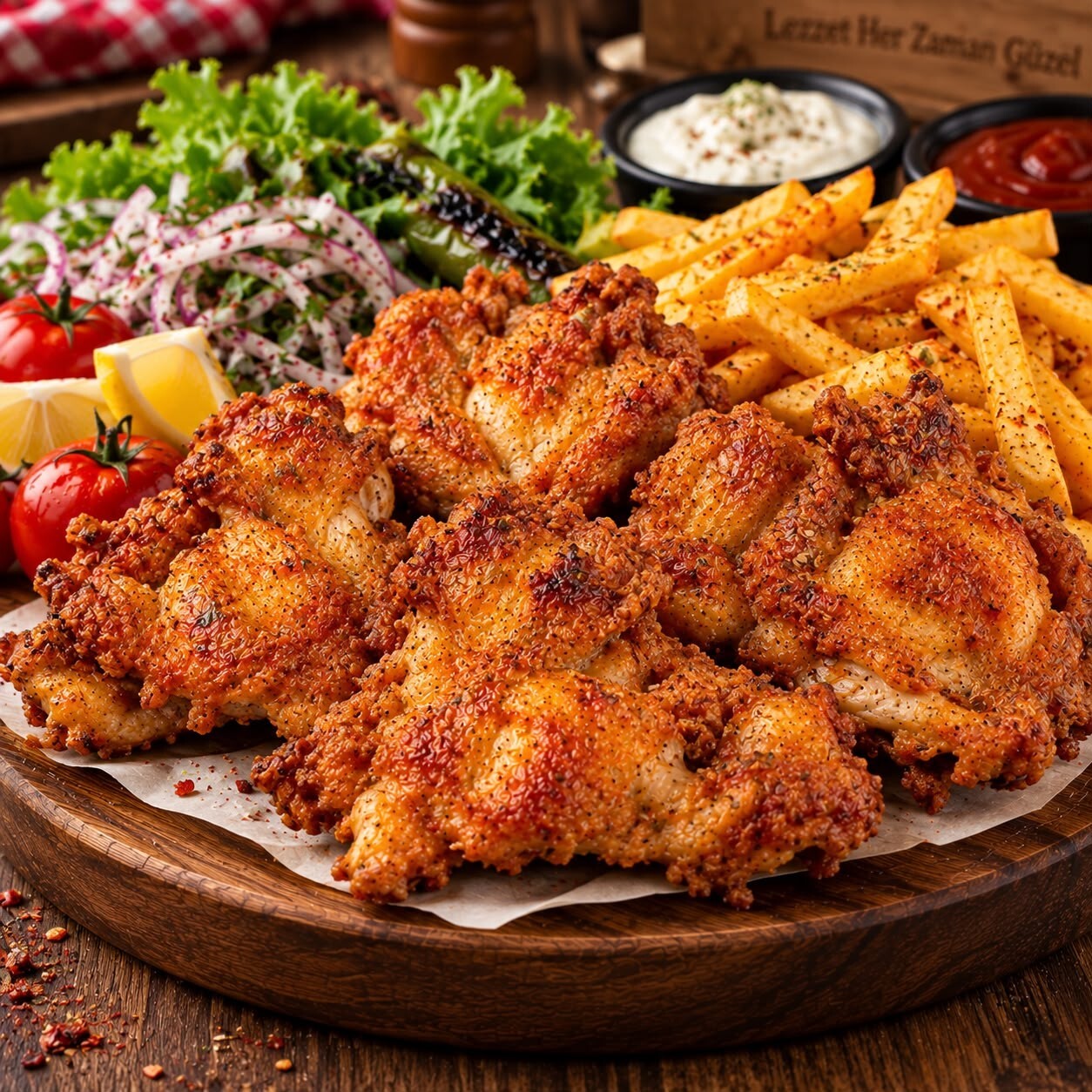 Özel Soslu Çıtır Tavuk