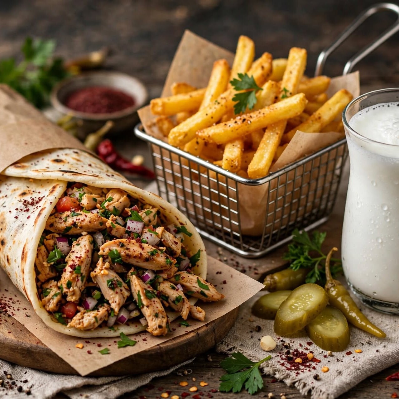 Janti Tavuk Tantuni Dürüm Menü